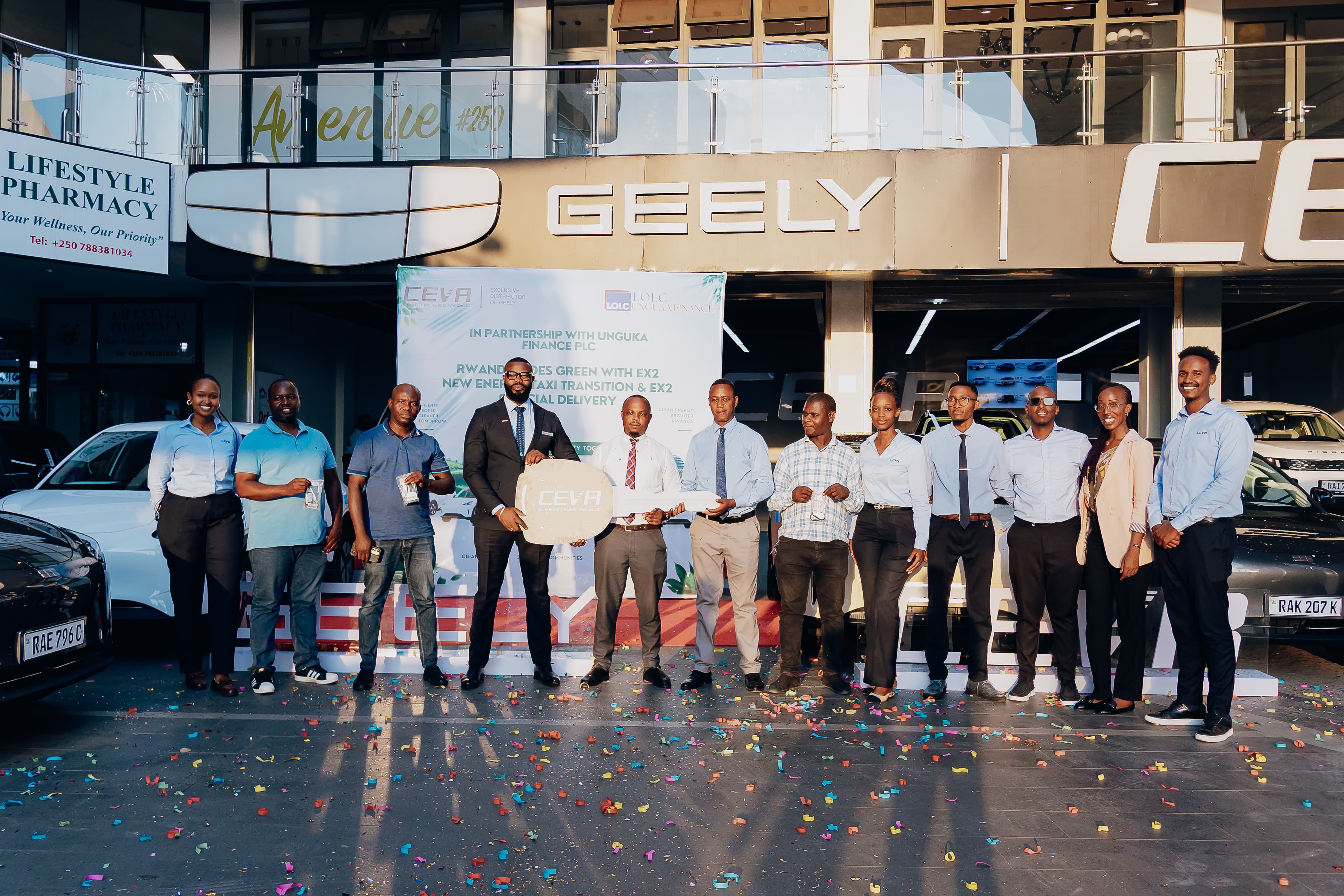 Rwanda Goes Green: Geely EX2 Drives the New-Energy Taxi Transition in Partnership with LOLC Unguka Finance